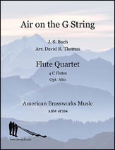 AIR ON THE G STRING FLUTE QUARTET P.O.D. cover